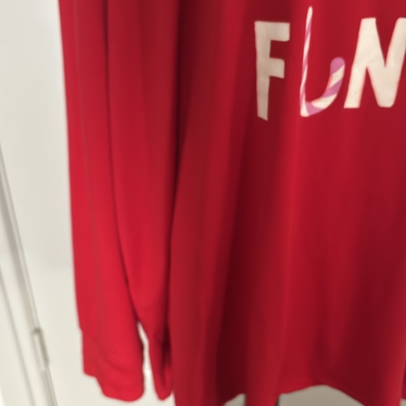 Family- Pajamas Red Top Oh What Fun! Final Sale - Picture 4 of 7